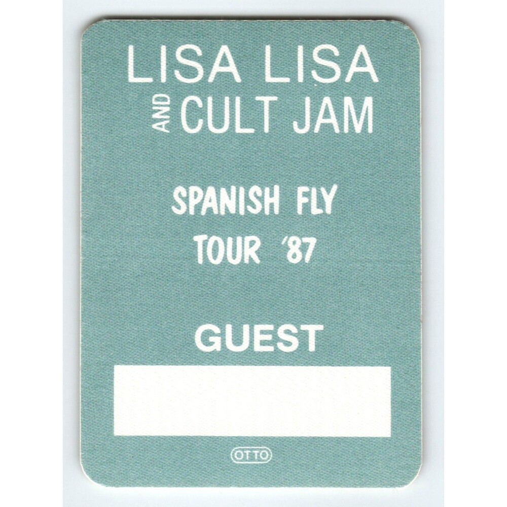 Lisa Lisa And Cult Jam Backstage Pass 1987 Pop Soul Dance Music Vintage